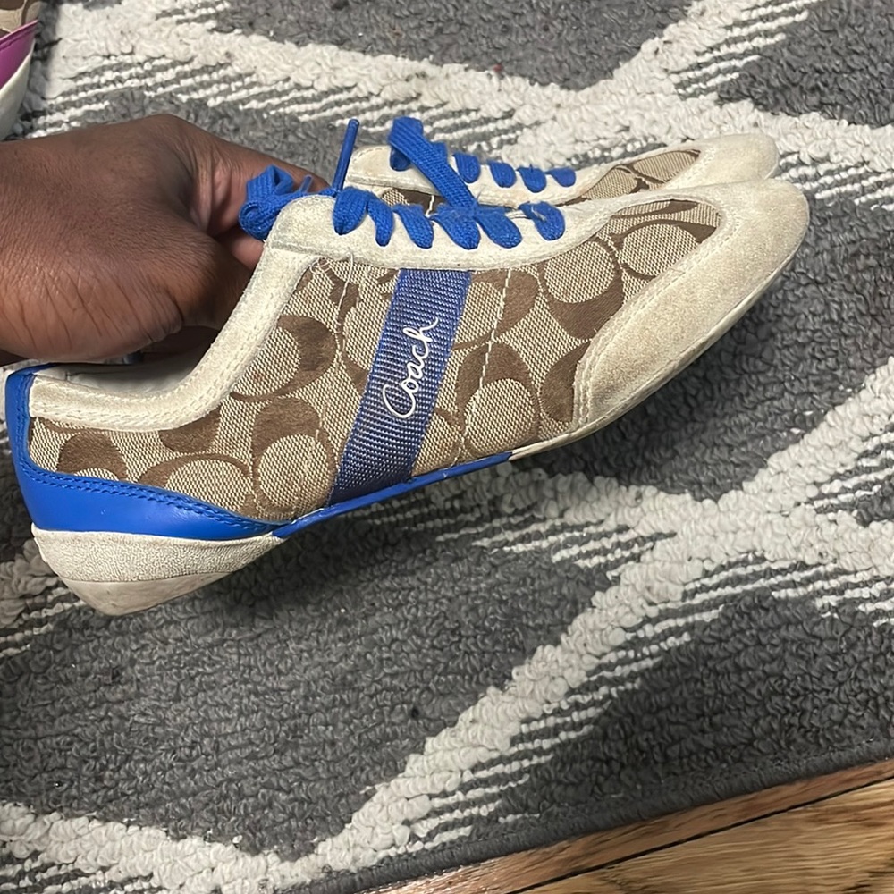 Coach sneaker size 7 in women